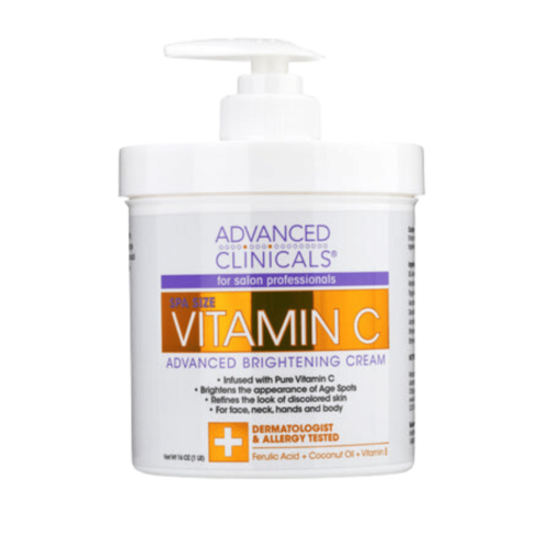 Shop the original Advanced Clinicals Vitamin C advanced brightening Cream 16 0z/454 g (Package may vary) in Lagos Nigeria