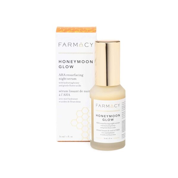 Shop the original Farmacy Honeymoon glow AHA resurfacing night serum 30ml / 1fl. oz. in Lagos Nigeria
