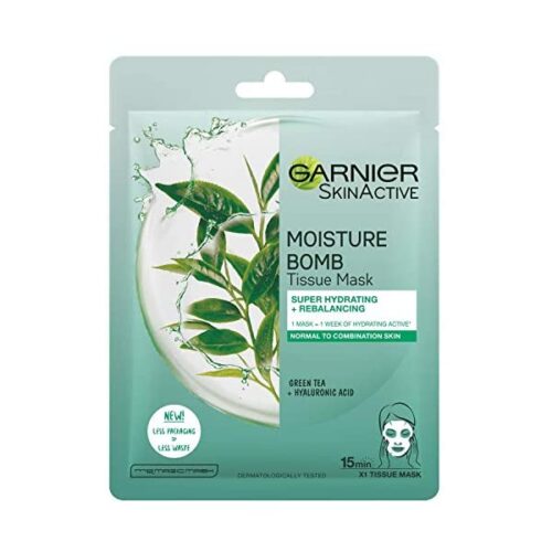 Shop the original Garnier SkinActive Moisture Bomb Sheet Mask Super Hydrating + Rebalancing 28g in Lagos Nigeria