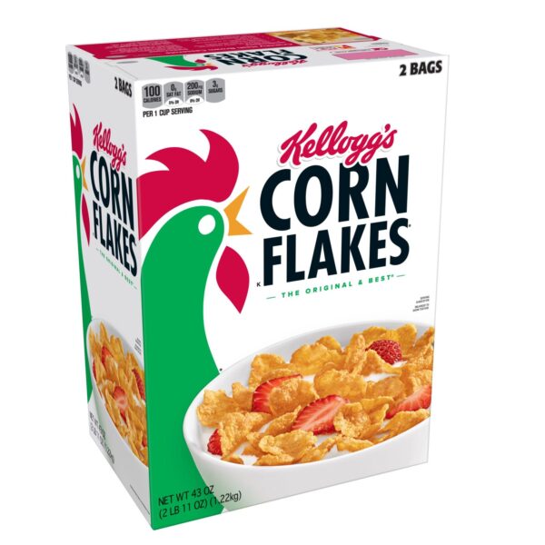Shop the original Kellogg's cornflakes (2 bags) 43 oz (2 LB 11oz) (1.22kg) in Lagos Nigeria