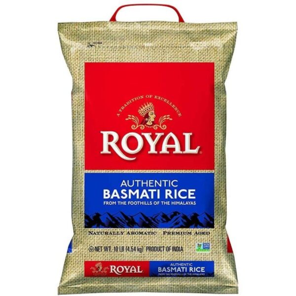 Shop the original Royal Basmati rice 20 LB. (9.07kg) in Lagos Nigeria