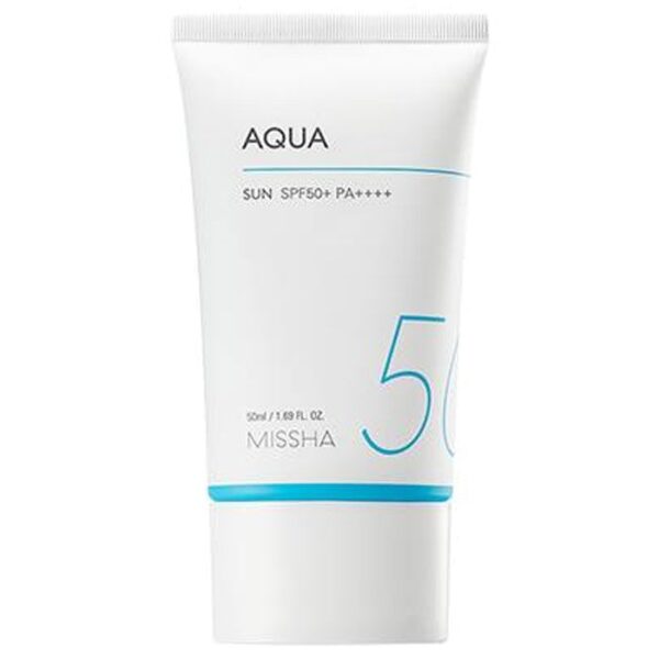 Shop the original Missha All Around Safe Block Aqua Sun Gel Sunscreen - SPF 50 - 50ml in Lagos Nigeria