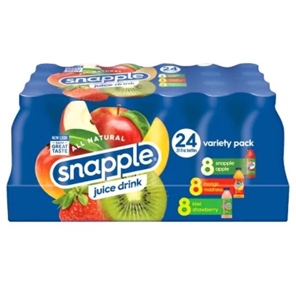 Shop the original All natural Snapple variety pack juice drink (24 bottles) 24 -20 fl oz bottles in Lagos Nigeria