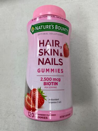 Nature's bounty Hair, skin & Nails with biotin (120 gummies) | TOS Nigeria