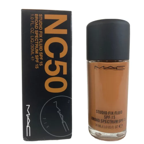 Shop the original Mac Studio Fix Fluid SPF 15 Foundation (NC50) in Lagos Nigeria