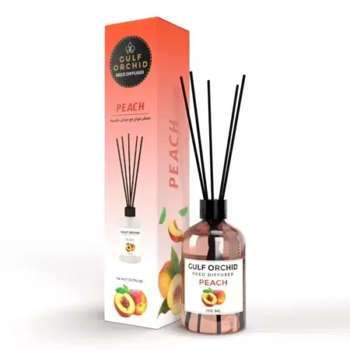 Shop the original Gulf Orchid Peach Air Freshener Reed Diffuser 110 ml in Lagos Nigeria