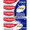 Shop the original Colgate Total Whitening Toothpaste, (5 pack, 170ml each) in Lagos Nigeria